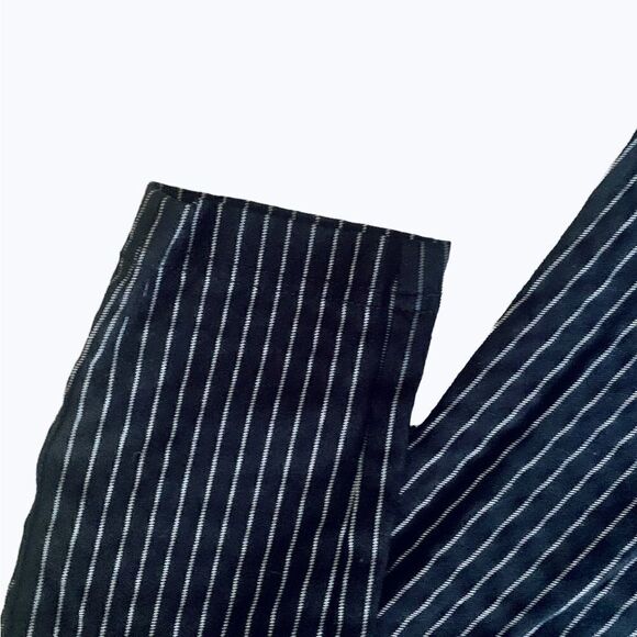 Who What Wear Black & White Pin Stripe Pull On Pants Size 2 - Picture 5 of 7
